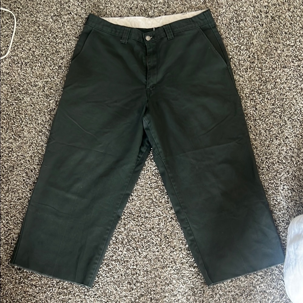 Dickies Cutoff Green Pants